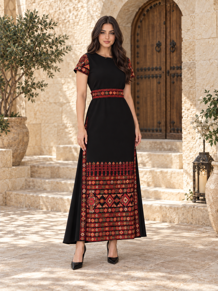 فستان نص كم 25-151